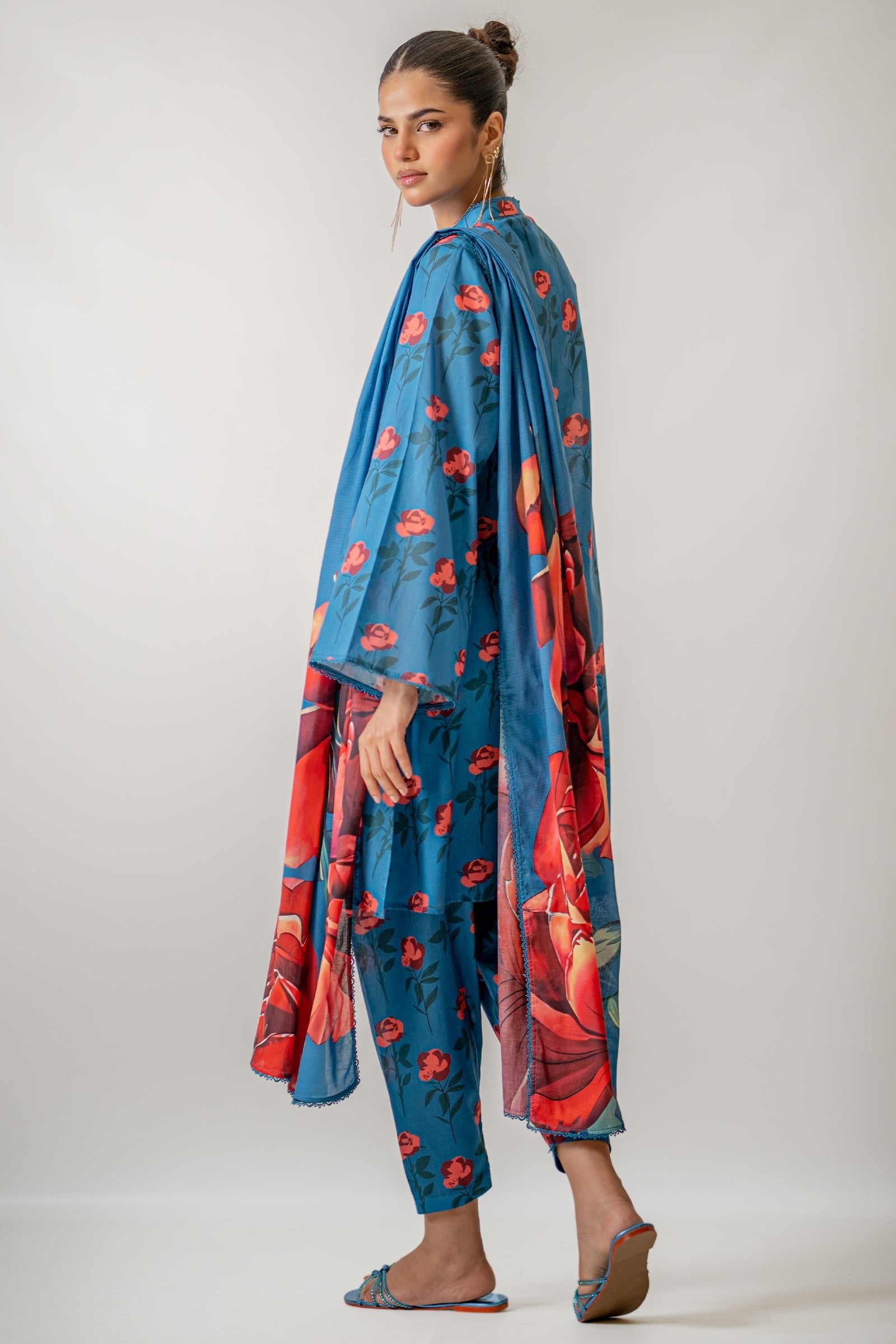 Ego 3 Piece Printed Lawn Suit (U00430-999-BL0)