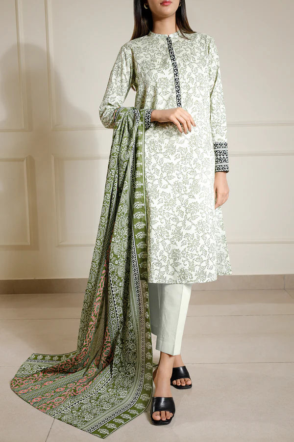 Saya 3Pc Printed Lawn Suit WUNS-5722 XL gulbuy.com