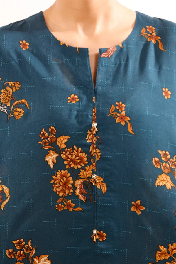 Saya 3Pc Printed Lawn Suit WUNS-5988 gulbuy.com