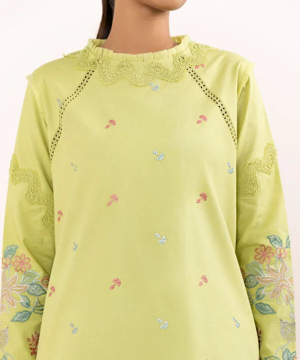 Sapphire 2Pc Embroidered Lawn Suit U2TEDY25V613 gulbuy.com