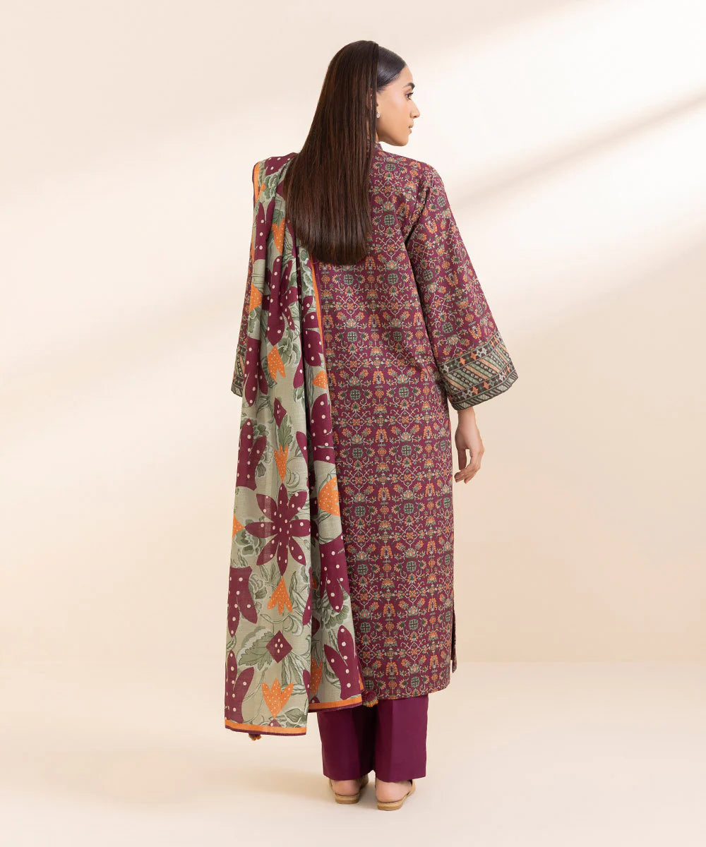 Sapphire 3Pc Printed Cambric Suit 0U3PDY24V920 gulbuy.com