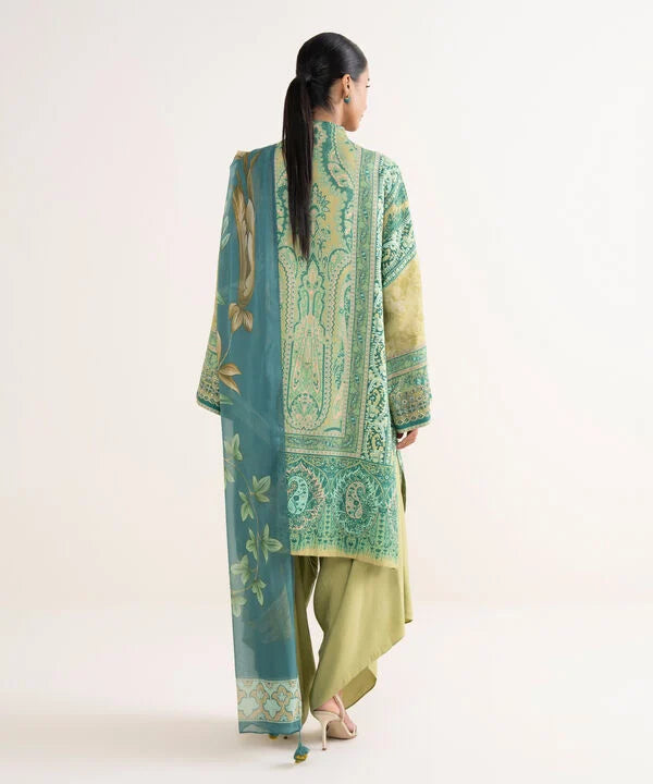 Sapphire 3Pc Embroidered Lawn Suit U3PEDY25V530 gulbuy.com