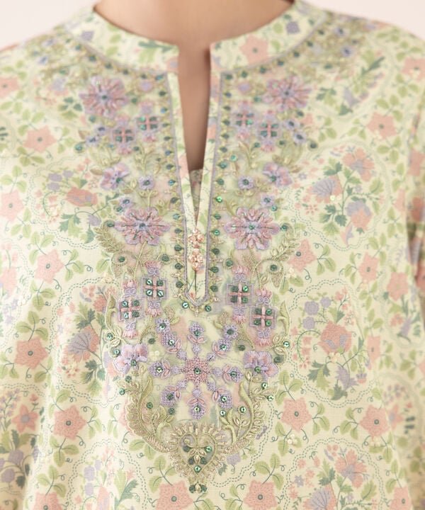 Sapphire 3Pc Embroidered Cotton Suit U3PEDY25V617 gulbuy.com