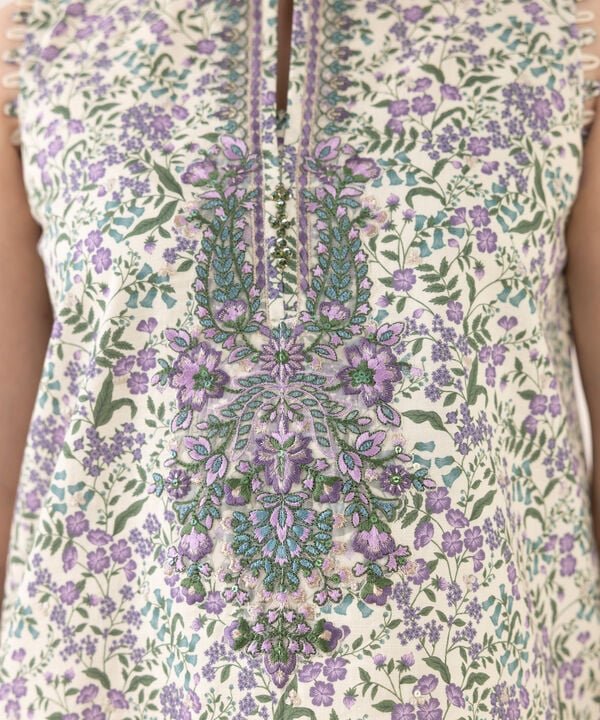 Sapphire 3Pc Embroidered Cotton Suit U3PEDY25V618 gulbuy.com
