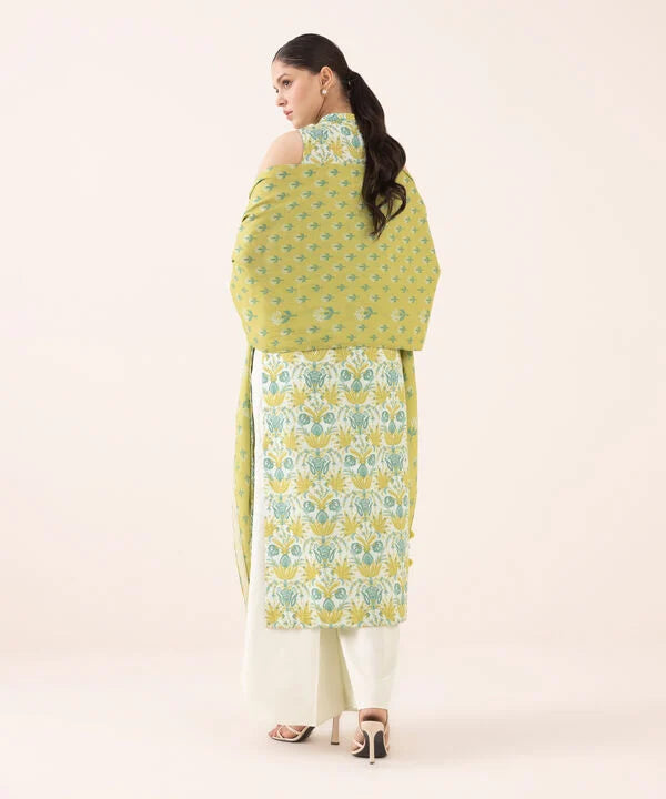 Sapphire 3Pc Embroidered Cotton Suit U3PEDY25V628 gulbuy.com