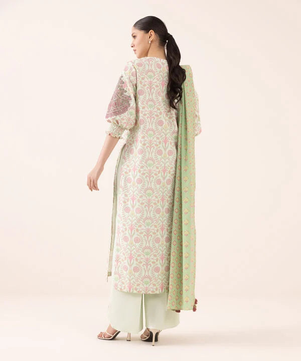 Sapphire 3Pc Embroidered Cotton Suit U3PEDY25V630 gulbuy.com