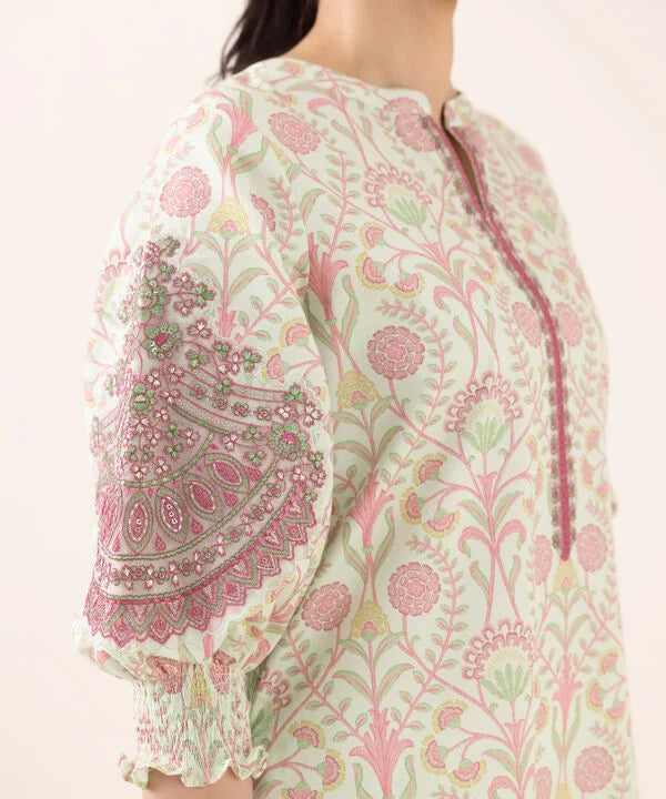 Sapphire 3Pc Embroidered Cotton Suit U3PEDY25V630 gulbuy.com