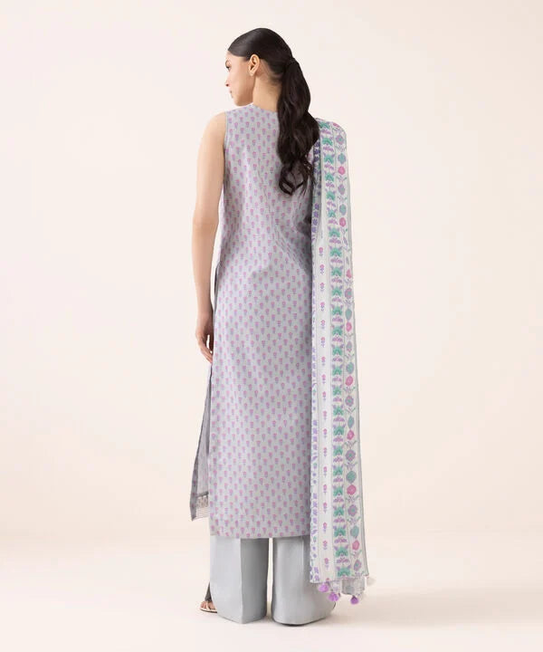 Sapphire 3Pc Embroidered Cotton Suit U3PEDY25V631 gulbuy.com
