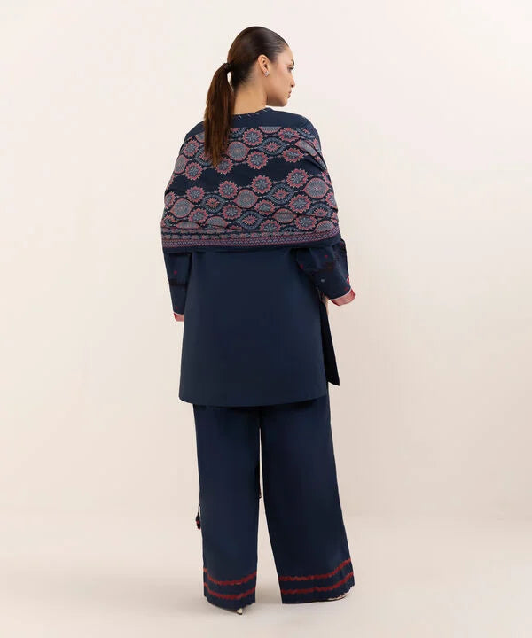 Sapphire 3Pc Embroidered Lawn Suit U3PEDY25V641 gulbuy.com