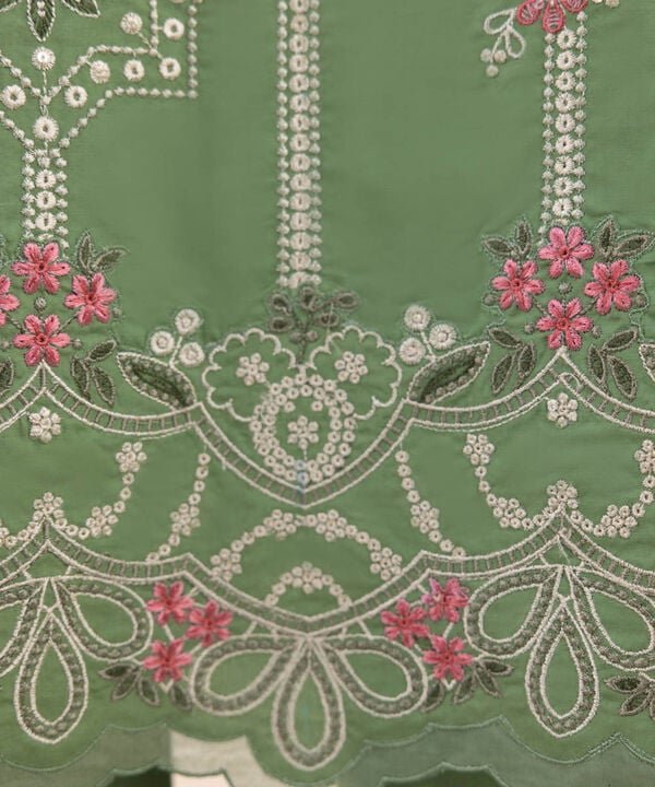 Sapphire 3Pc Embroidered Cotton Suit U3PESG25V128 gulbuy.com