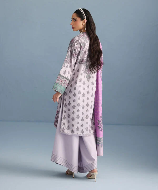 Sapphire 3Pc Embroidered Lawn Suit U3PESG25V538 gulbuy.com