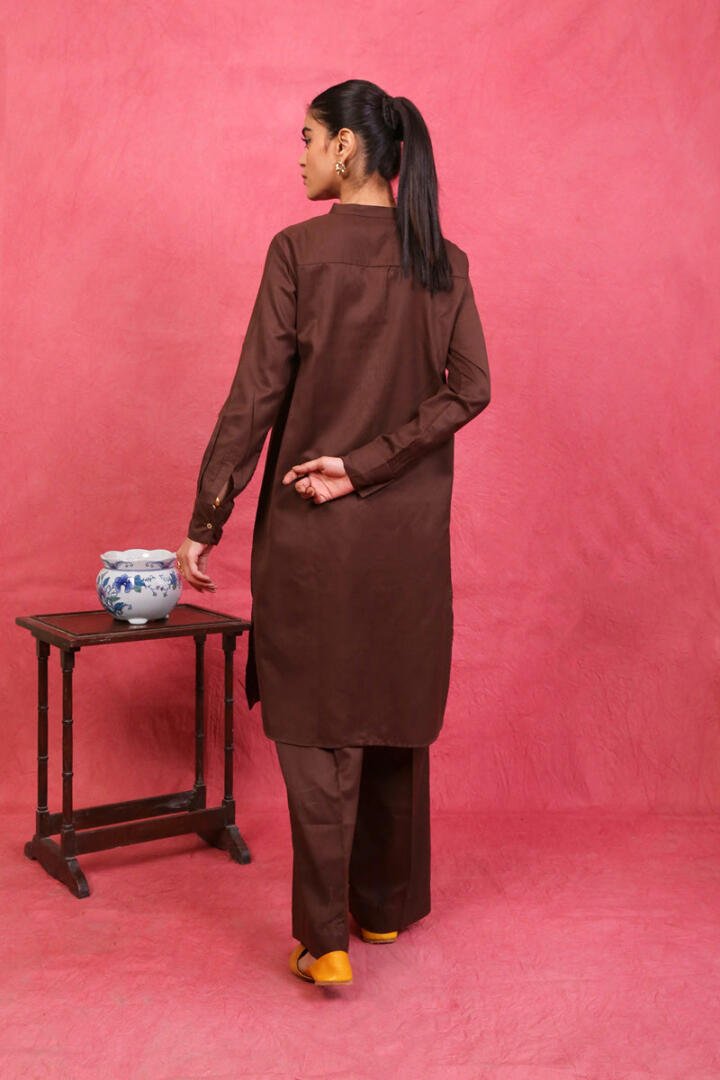 GENERATION 2PC VISCOSE SUIT (W23W3238-Brown)