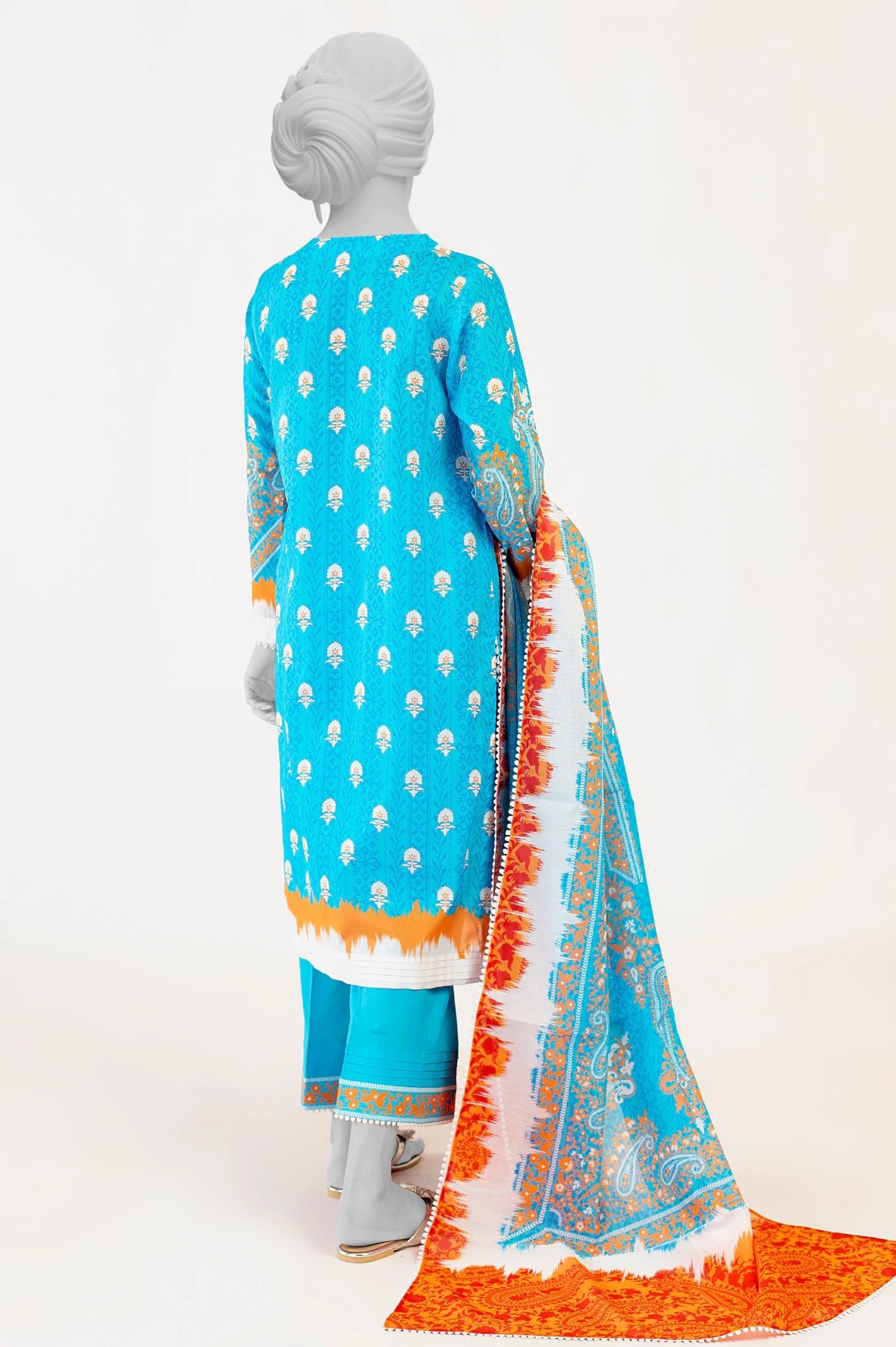 Diners 3Pc Printed Lawn Suit (WU31678-FEROZI)