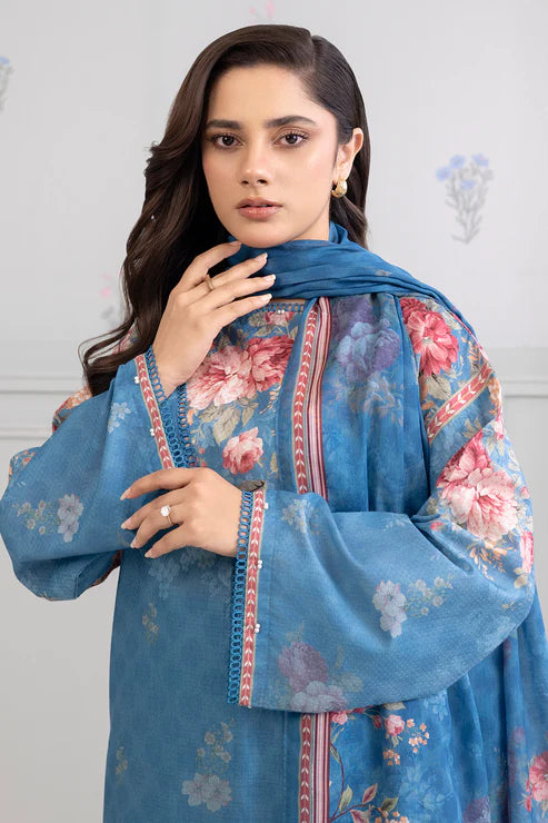 Zellbury 3Pc Printed Lawn Suit 0394 gulbuy.com