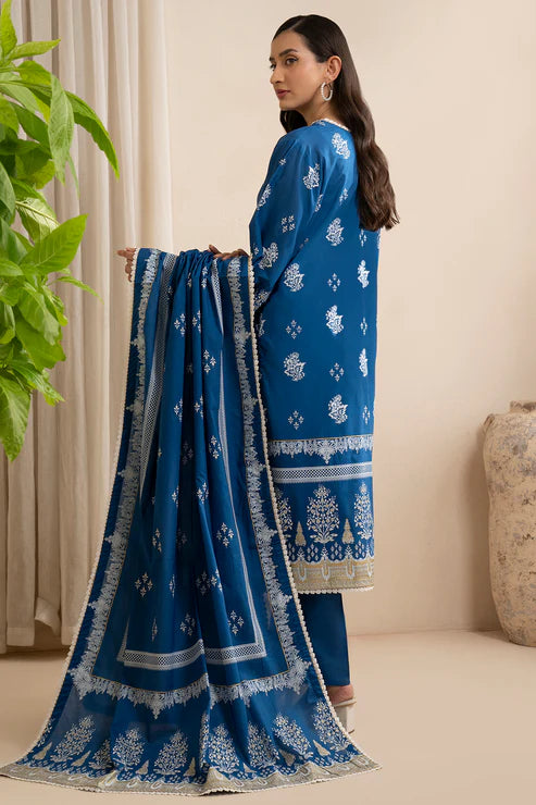 Zellbury 3Pc Printed Lawn Suit 0448 gulbuy.com