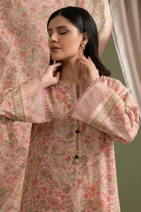 Zellbury 3Pc Printed Lawn Suit 0452 gulbuy.com