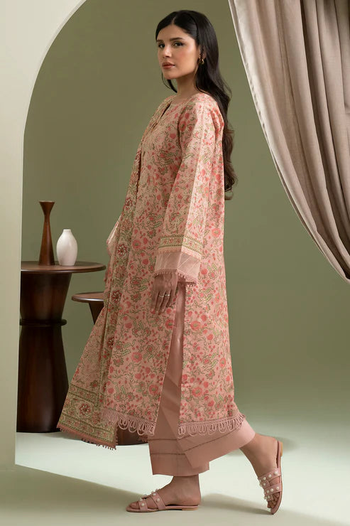 Zellbury 3Pc Printed Lawn Suit 0452 gulbuy.com