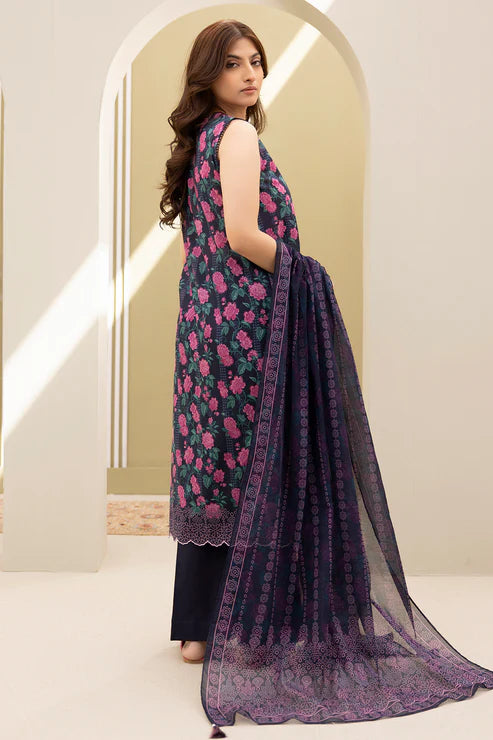 Zellbury 3Pc Printed Lawn Suit 0492 gulbuy.com