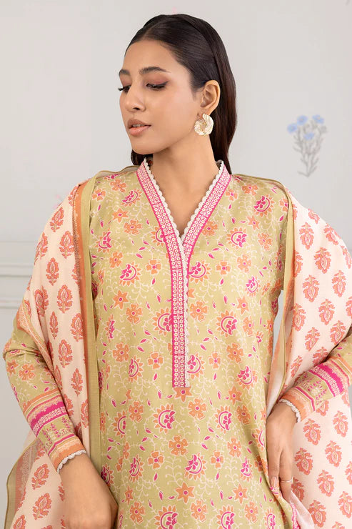Zellbury 3Pc Printed Lawn Suit 0499 gulbuy.com