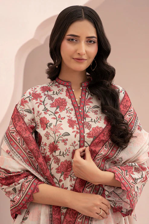 Zellbury 3Pc Printed Lawn Suit 0574 gulbuy.com