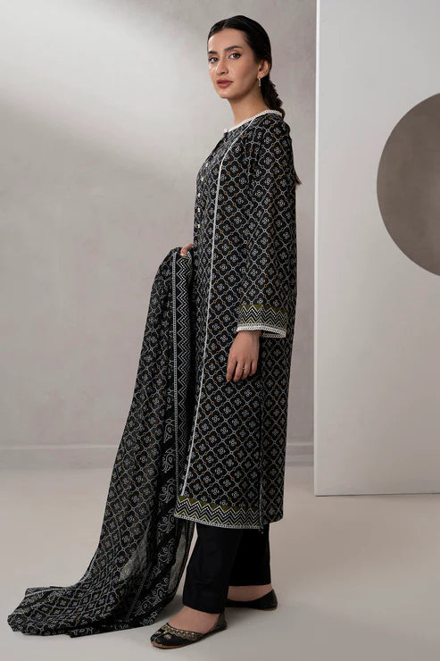 Zellbury 3Pc Printed Lawn Suit 0658 gulbuy.com