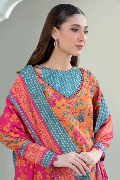 Zellbury 3Pc Printed Lawn Suit 0659 gulbuy.com