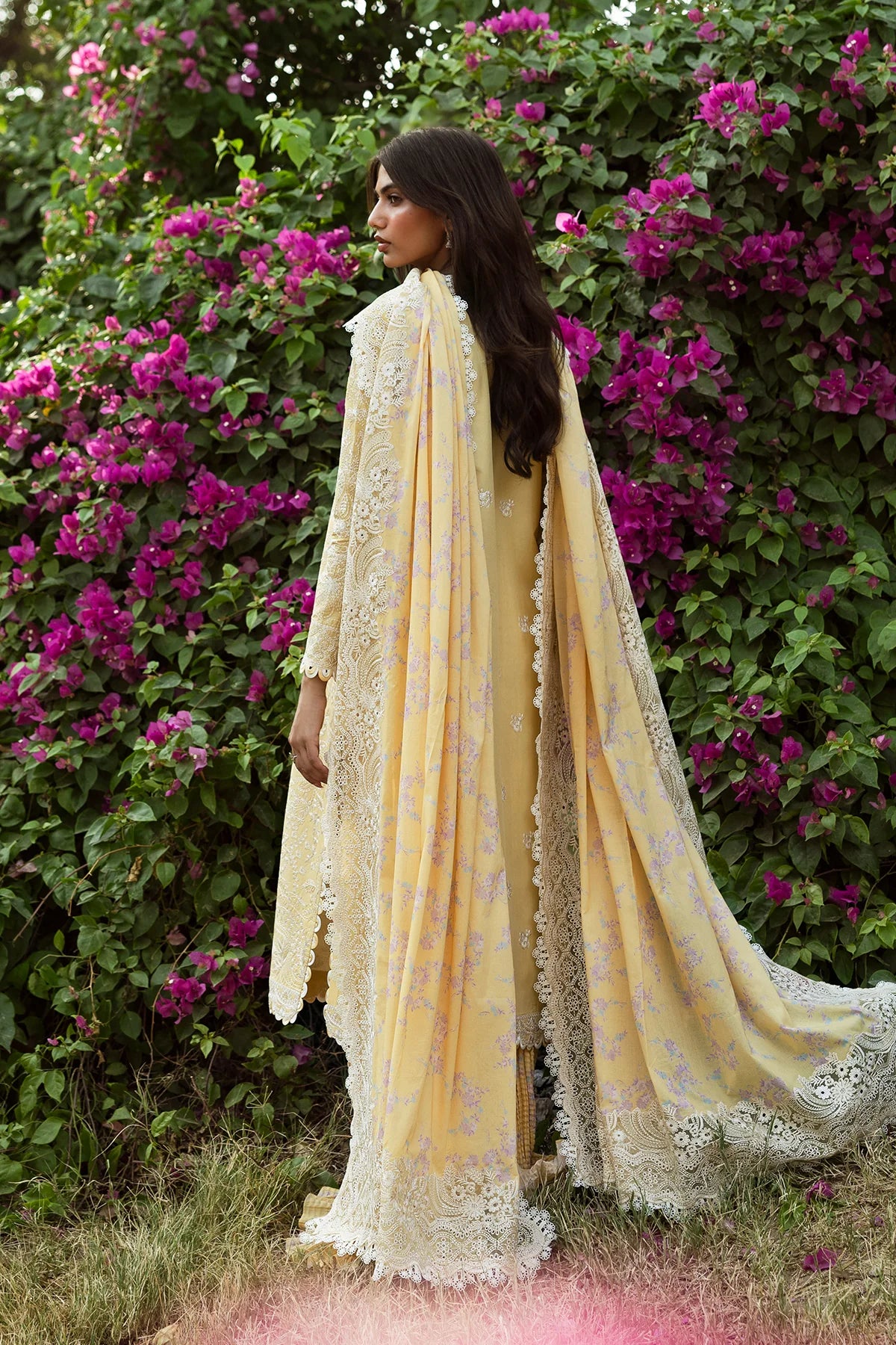 AFROZEH 3Pc Embroidered Lawn Suit Taqdeer gulbuy.com