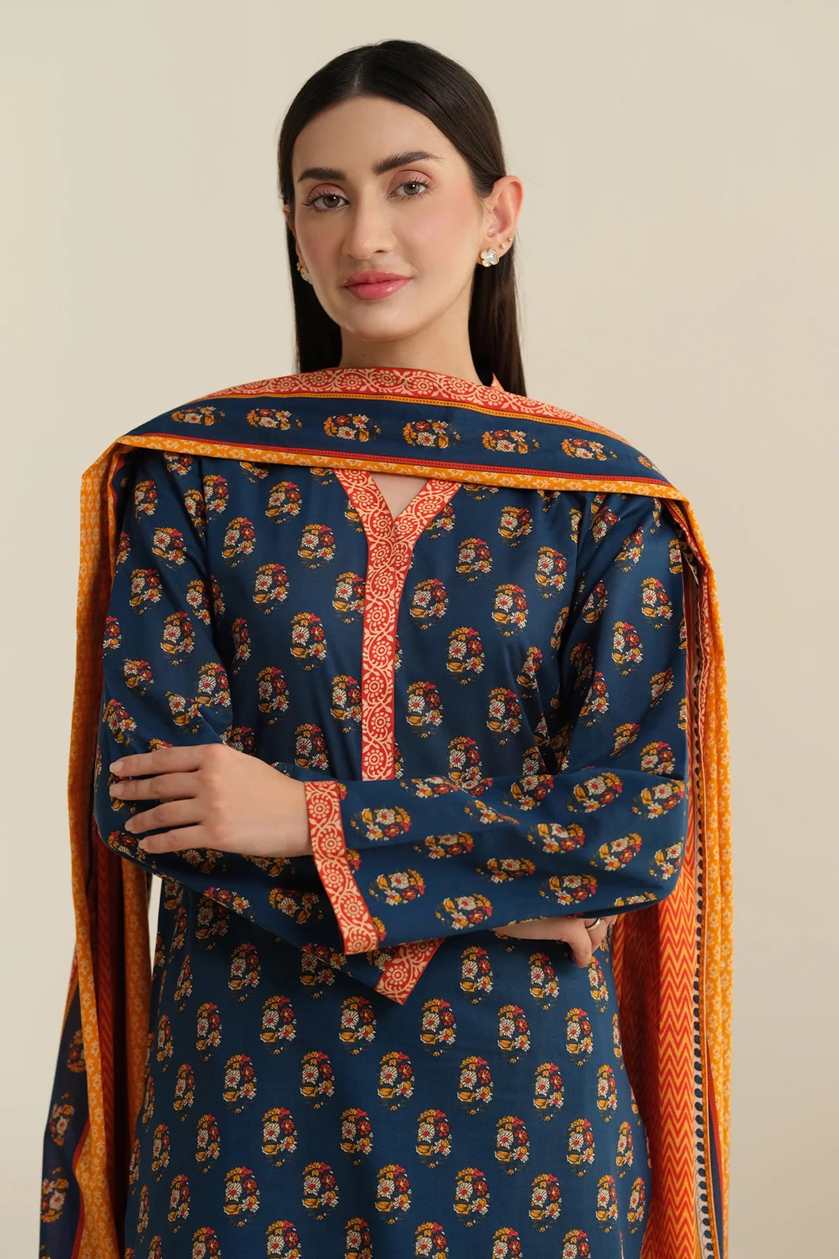 Kayseria 3Pc Printed Lawn Suit X6215 gulbuy.com