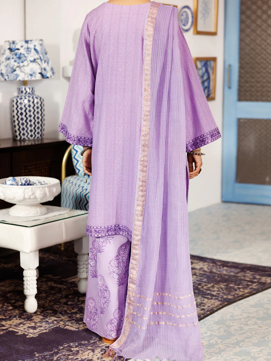 Almirah 3Pc Embroidered Dobby Suit ALP-3PS-2163 gulbuy.com