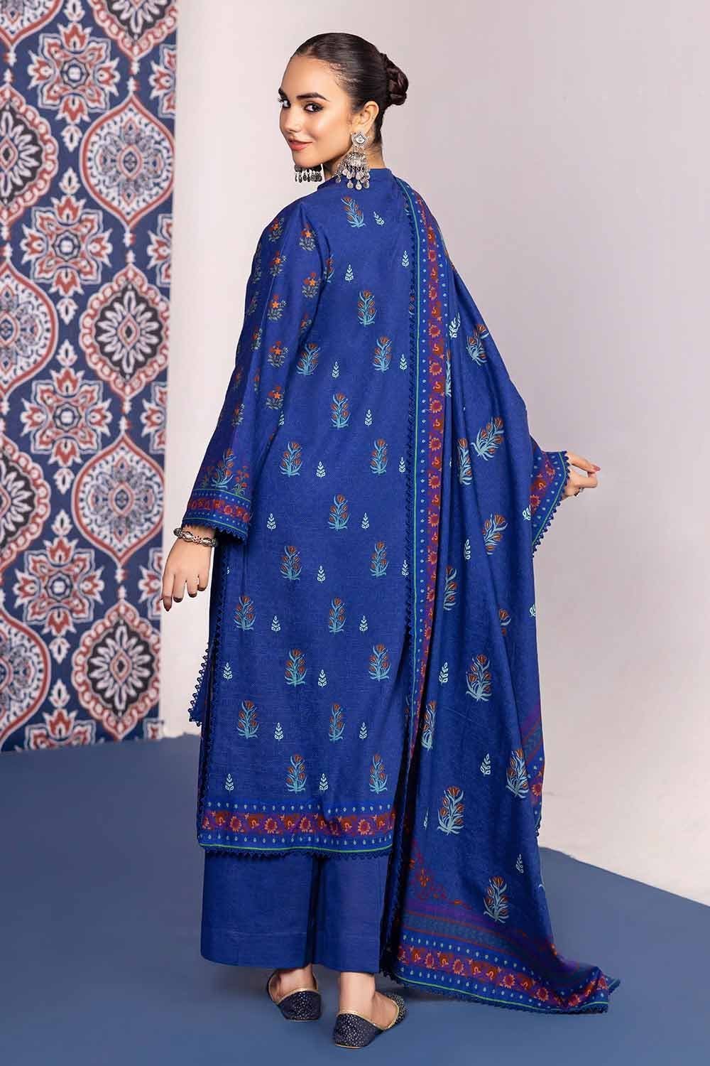 Gulahmed 3 Piece Khaddar Printed Suit (K-32018)