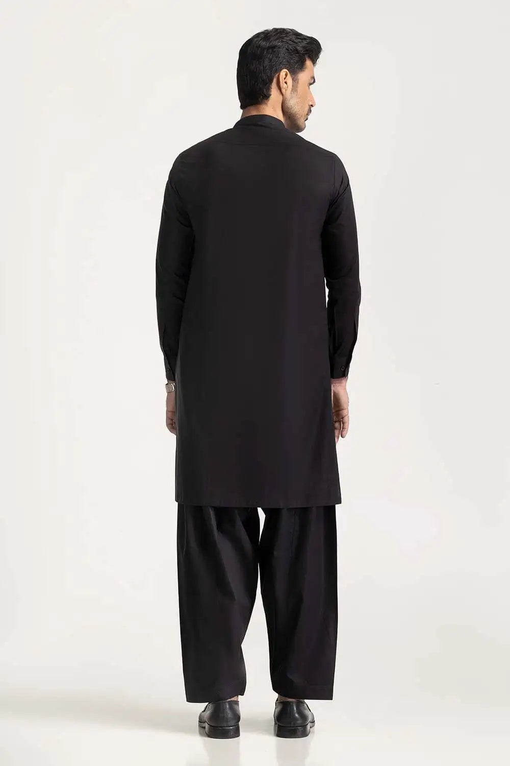 Gulahmad Black Basic Suit SK-P24-073 gulbuy.com