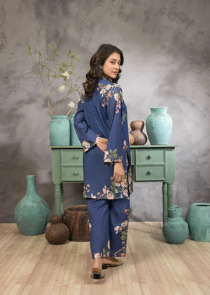 Khadija Sharif 2PC Printed Crepe Suit Lunora gulbuy.com