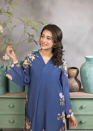 Khadija Sharif 2PC Printed Crepe Suit Lunora gulbuy.com