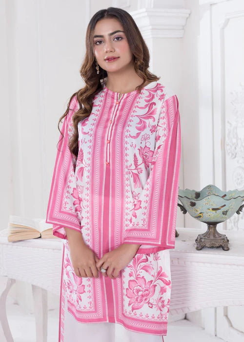 Khadija Sharif 2PC Printed Crepe Suit Rosabella gulbuy.com