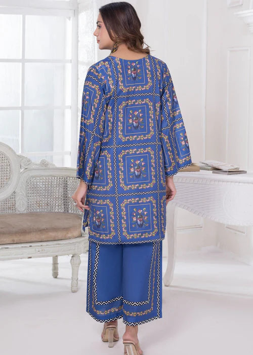 Khadija Sharif 2PC Printed Crepe Suit Vaelora gulbuy.com