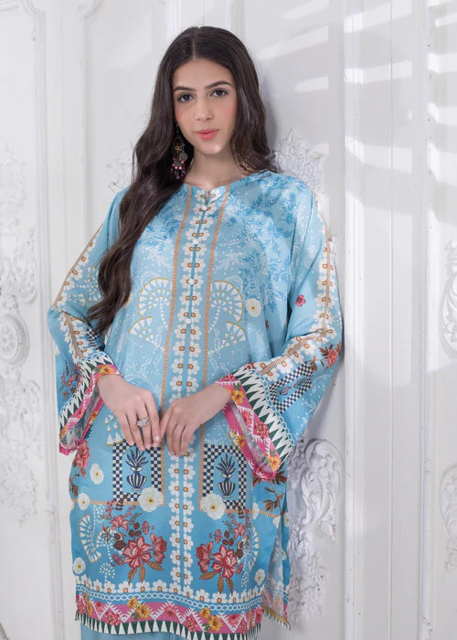 Khadija Sharif 2PC Printed Crepe Suit Cindelle gulbuy.com