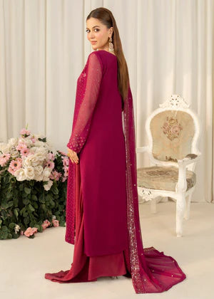 Agha jaan 3Pc Embroidered Chiffon Suit Coco gulbuy.com