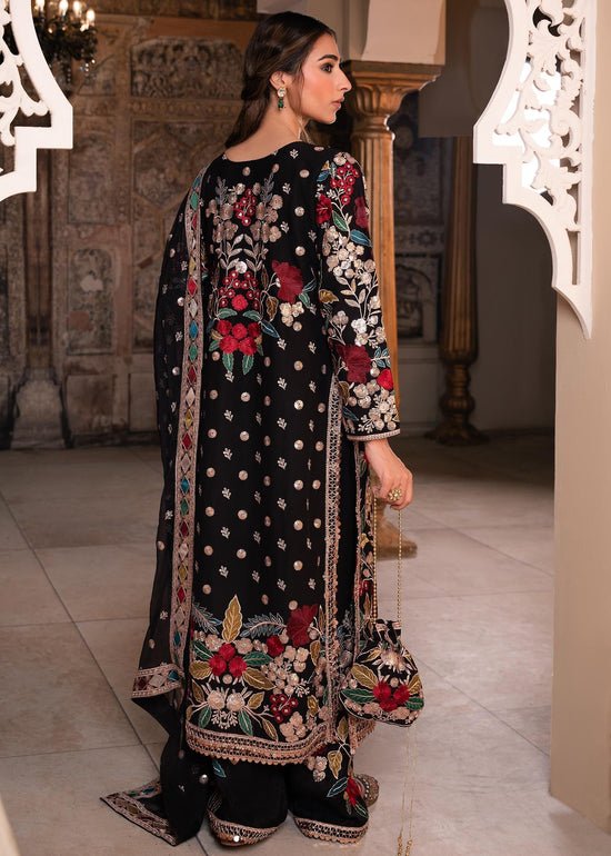 Embroidered 4PC Chiffon Haseens Suit Mehnaaz OQA5372