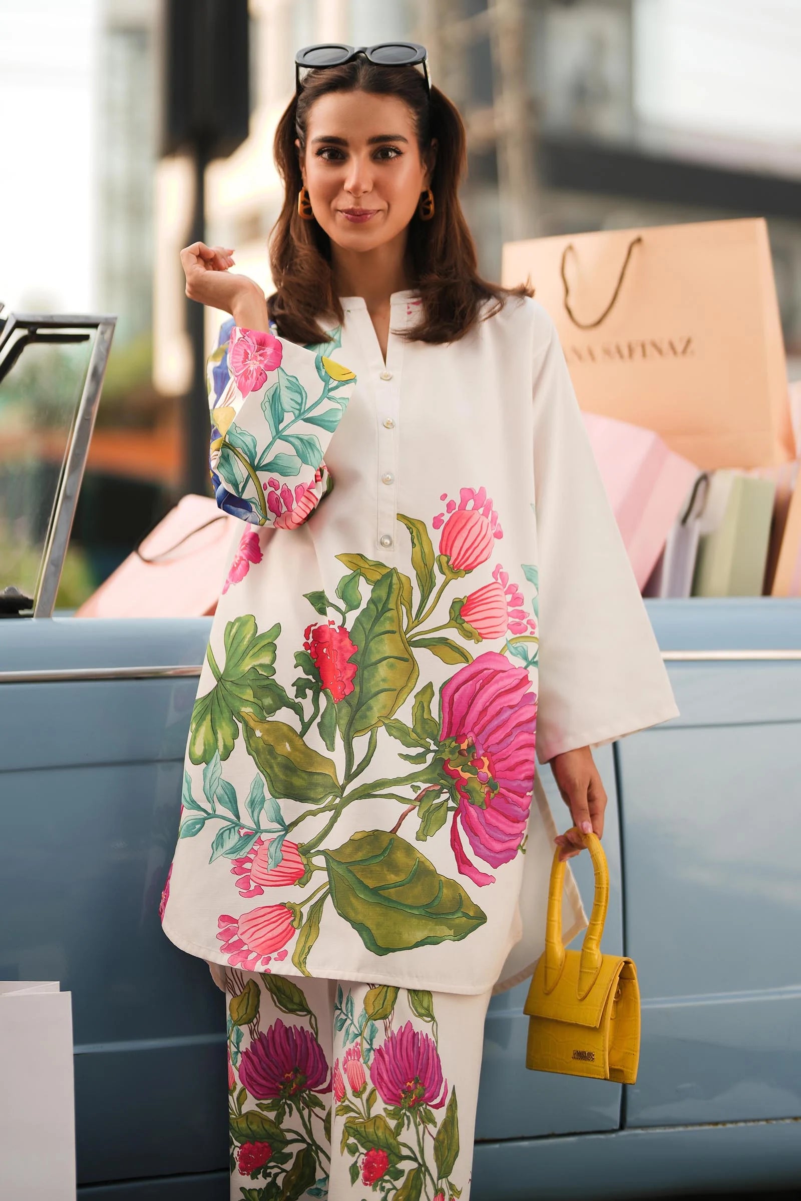 Sana Safinaz 2PC Embroidered Slub Khaddar Suit FW24BSP177P2T gulbuy.com