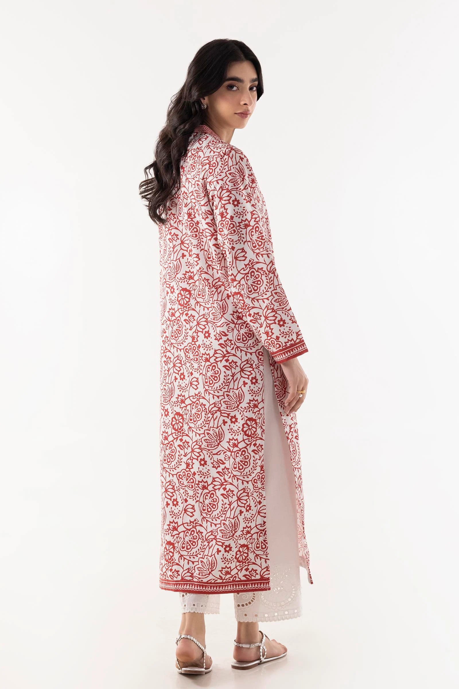 Sana Safinaz 2Pc Printed Slub Khaddar Suit FX24BSP266 gulbuy.com
