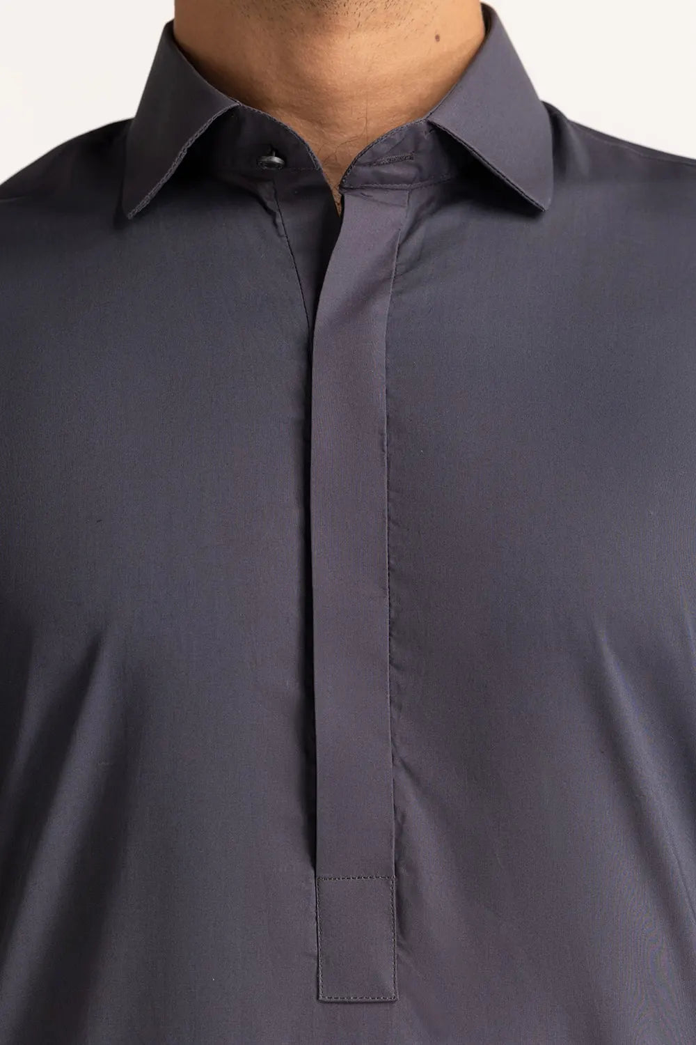 GulAhmad Graphite Grey Styling Suit SK-PSD24-014 gulbuy.com