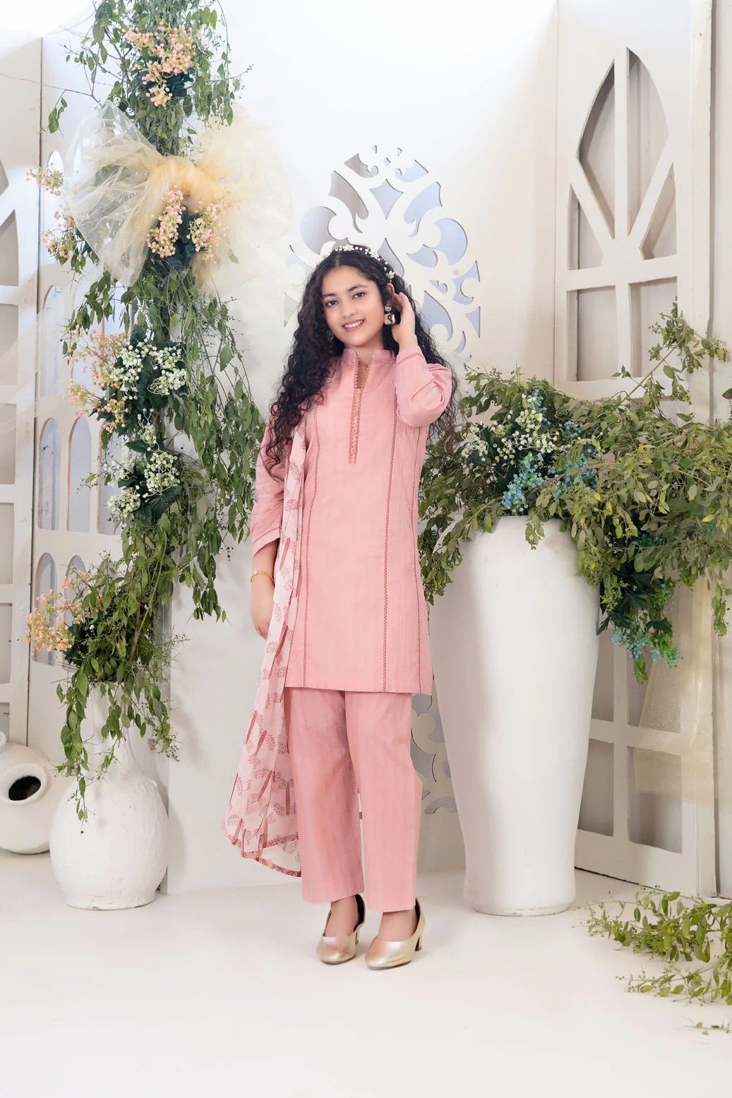 Tawakkal 3Pc Printed Lawn Kids Suit D-1525 gulbuy.com