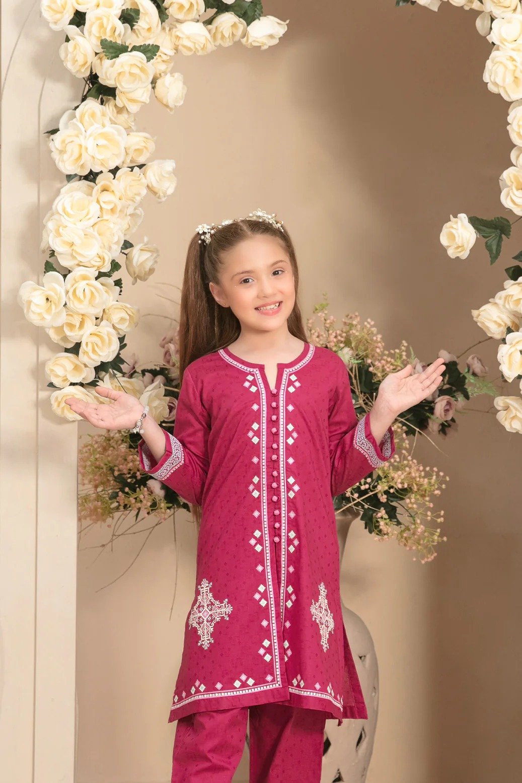 Tawakkal 2Pc Printed Lawn Kids Suit D-1675 gulbuy.com