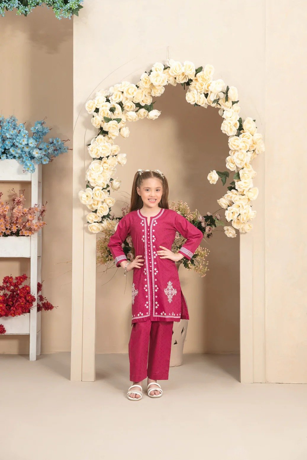 Tawakkal 2Pc Printed Lawn Kids Suit D-1675 gulbuy.com