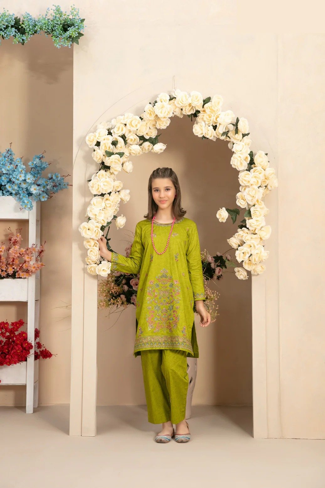 Tawakkal 2Pc Printed Lawn Kids Suit D-1676 gulbuy.com