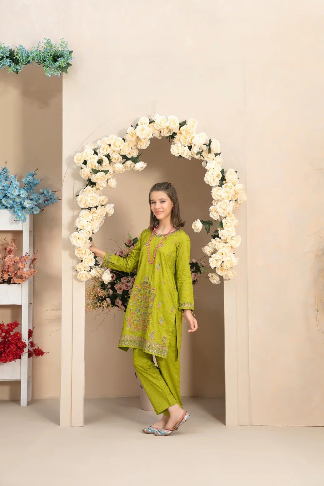 Tawakkal 2Pc Printed Lawn Kids Suit D-1676 gulbuy.com