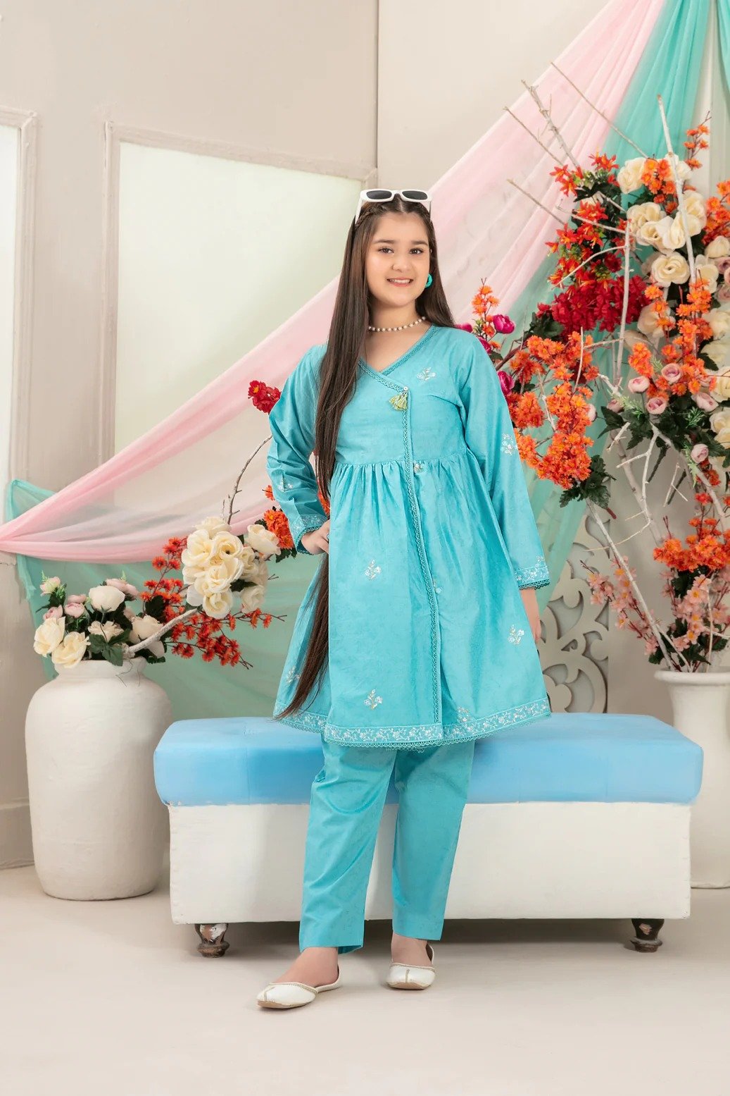 Tawakkal 2Pc Printed Lawn Kids Suit D-1666 gulbuy.com