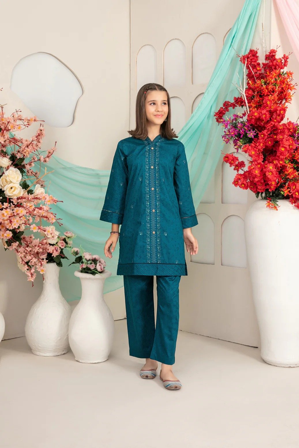 Tawakkal 2Pc Printed Lawn Kids Suit D-1668 gulbuy.com