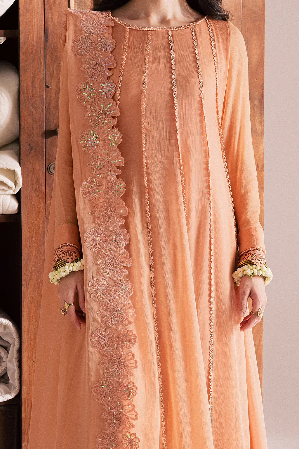 Vanya 3Pc Embroidered Chiffon Suit KR-07 gulbuy.com