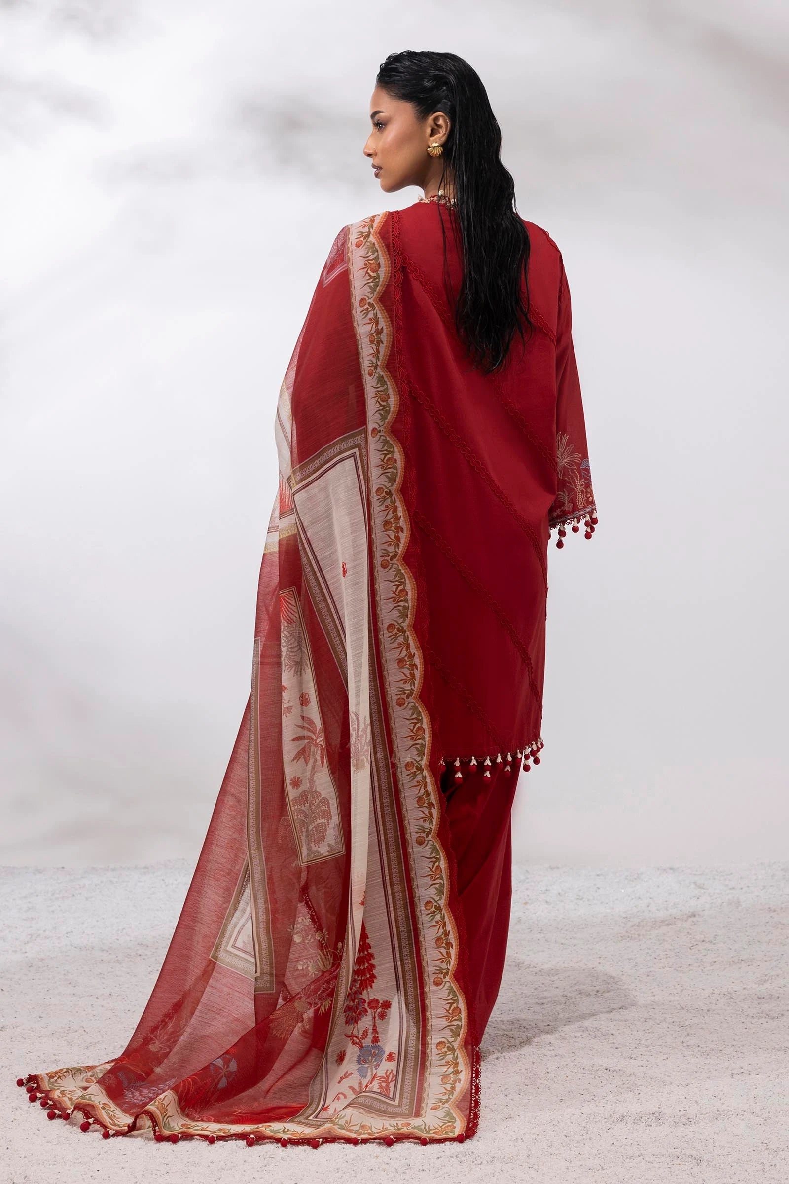 Sana Safinaz 3Pc Embroidered Lawn Suit M252-020B-Cv gulbuy.com